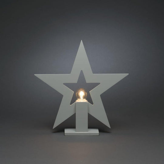 Adventsstjerne på fot 35 cm-Julebelysning adventstjerne-Konstsmide-3563-310-Lightup.no