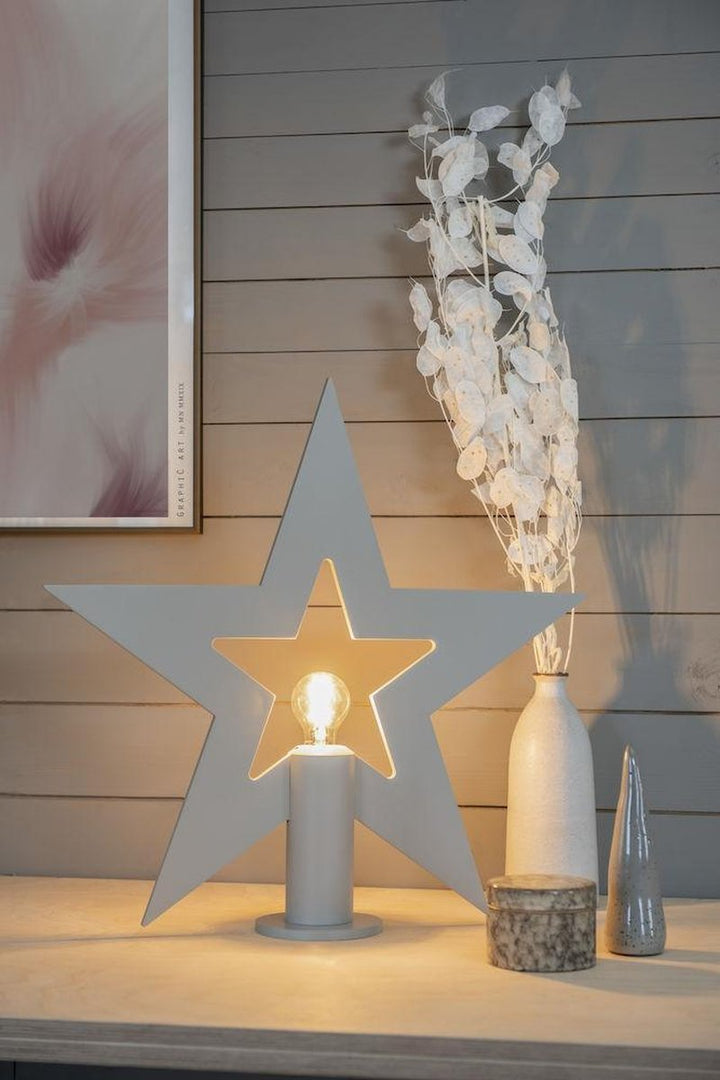 Adventsstjerne på fot 56 cm-Julebelysning adventstjerne-Konstsmide-3562-310-Lightup.no