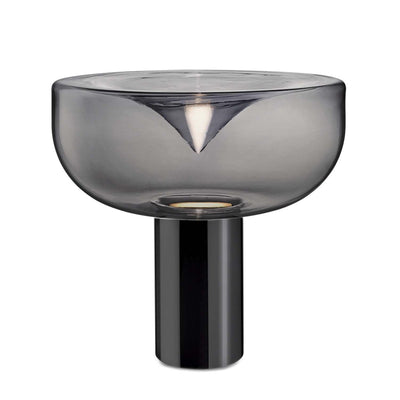 Aella 1968 T bordlampe - Gunmetal/Røykfarget glass-Bordlamper-Leucos-LF-0008697-Lightup.no