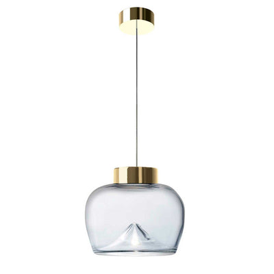 Aella Bold S takpendel - Gullfarget/Klart glass-Takpendler-Leucos-LF-0008837-Lightup.no