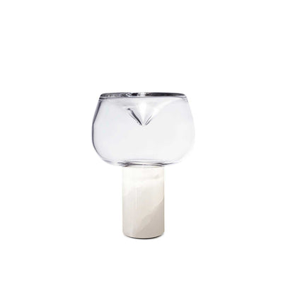 Aella Bold T bordlampe - Onyx/Klart glass-Bordlamper-Leucos-LF-0008805-Lightup.no