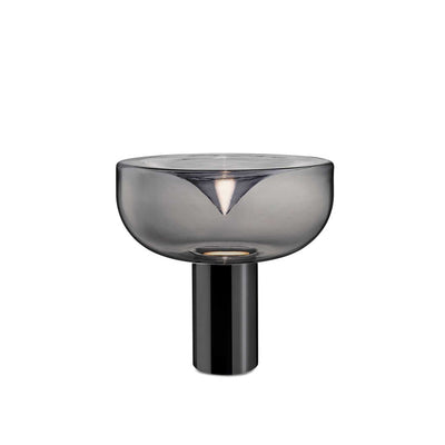 Aella Mini T 30 bordlampe - Gunmetal/Røykfarget glass-Bordlamper-Leucos-LF-0008913-Lightup.no