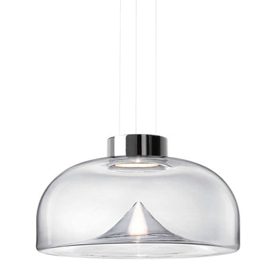 Aella S takpendel - Krom/Klart glass-Takpendler-Leucos-LF-0004929-Lightup.no