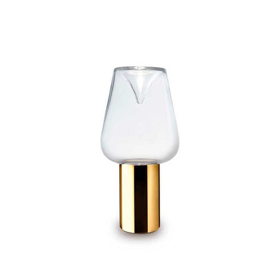 Aella Thin T bordlampe - Gullfarget/Klart glass-Bordlamper-Leucos-LF-0008819-Lightup.no