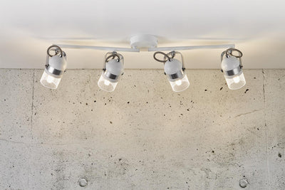 Agnes 4 spot taklampe - Hvit-Taklamper-Nordlux-49920101-Lightup.no