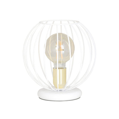 Albio bordlampe - Hvit/Gullfarget-Bordlamper-Emibig-145/LN1-Lightup.no