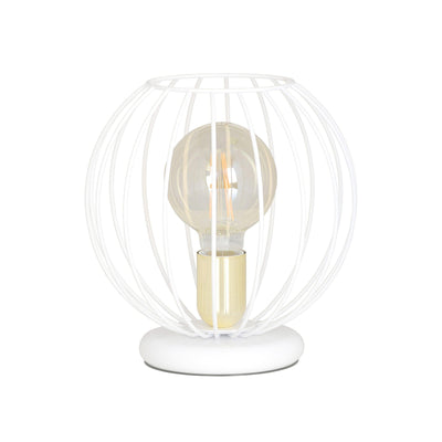 Albio bordlampe - Hvit/Gullfarget-Bordlamper-Emibig-145/LN1-Lightup.no