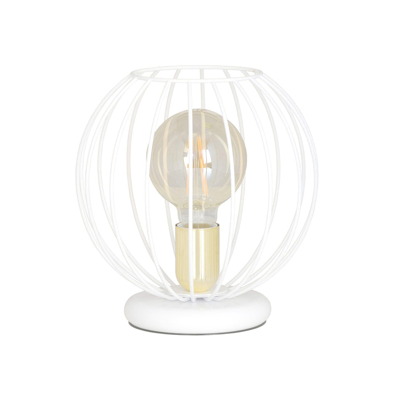 Albio bordlampe - Hvit/Gullfarget-Bordlamper-Emibig-145/LN1-Lightup.no
