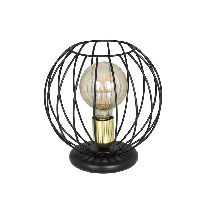 Albio bordlampe - Svart/Gullfarget-Bordlamper-Emibig-144/LN1-Lightup.no