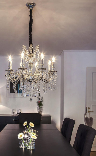 Allington K5 krystall lysekrone 6 lys-Lysekroner-Aneta Lighting-15576-26-Lightup.no