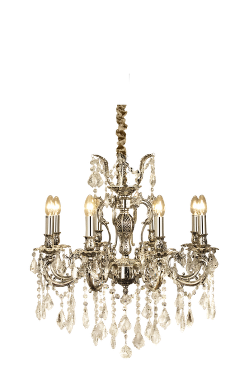Allington K5 krystall lysekrone 8 lys-Lysekroner-Aneta Lighting-15578-26-Lightup.no