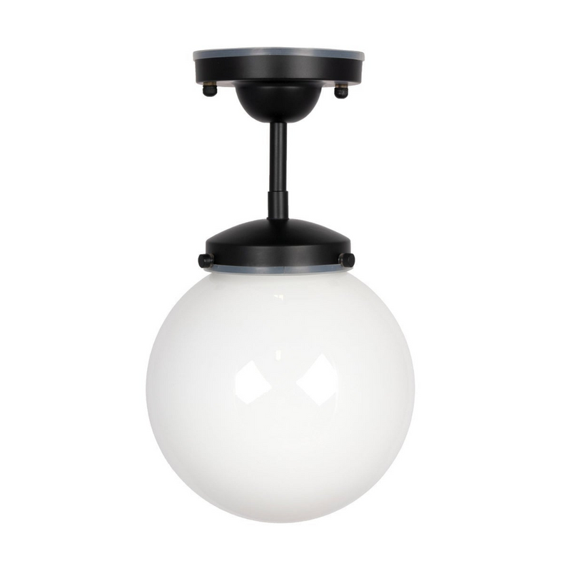 Ally Plafond IP44 - Svart/Hvit-Taklamper-Globen Lighting-990711-Lightup.no