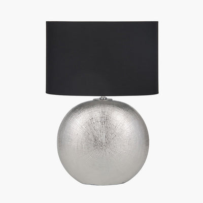 Alpha bordlampe 57 cm - Svart/Sølvfarget-Bordlamper-Pacific Lifestyle-30-039-C-Lightup.no