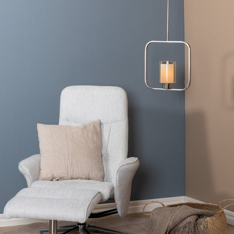 Aludra takpendel 34 cm - Sølvfarget-Takpendler-Venture Home-15512-805-Lightup.no