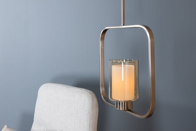 Aludra takpendel 34 cm - Sølvfarget-Takpendler-Venture Home-15512-805-Lightup.no