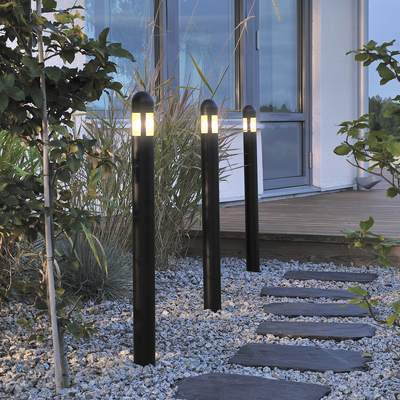 Amalfi Deco set spyd - Svart-Utebelysning spyd-Konstsmide-7452-750-Lightup.no