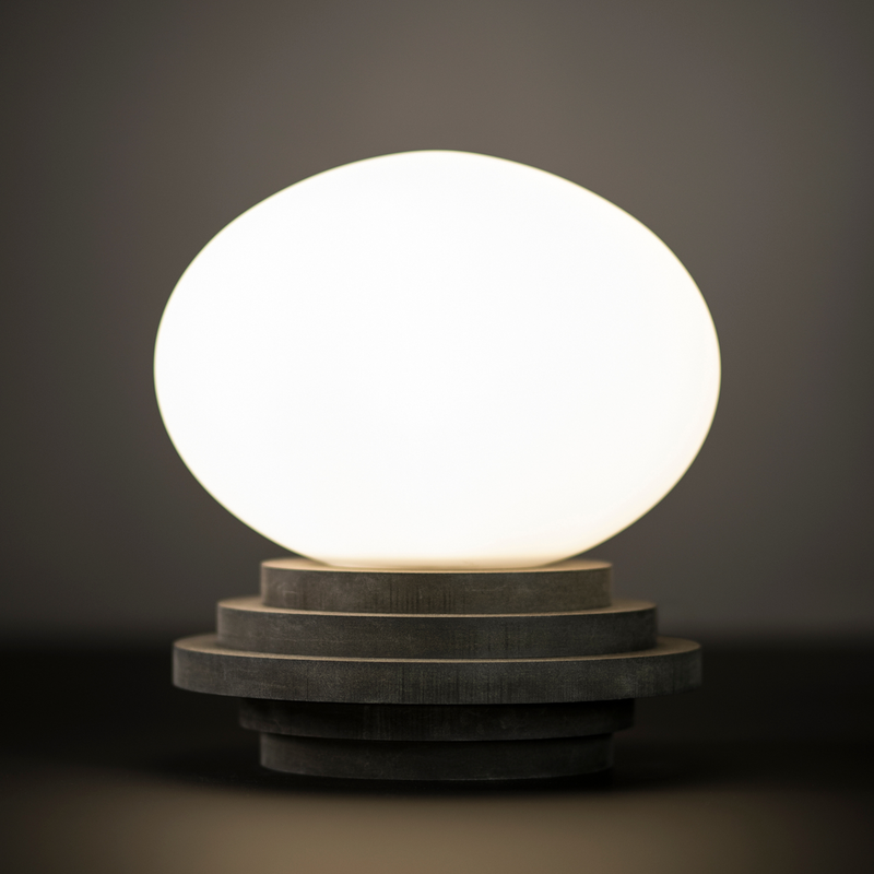 Amfi bordlampe - Grå/Hvit-Bordlamper-Marksløjd-108408-Lightup.no