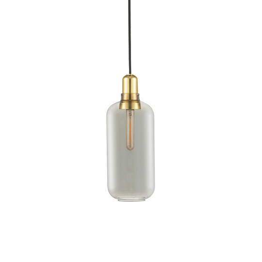 Amp pendel L - Røyk/Messing-Takpendler-Normann Copenhagen-Messing / Røyk-502166-Lightup.no