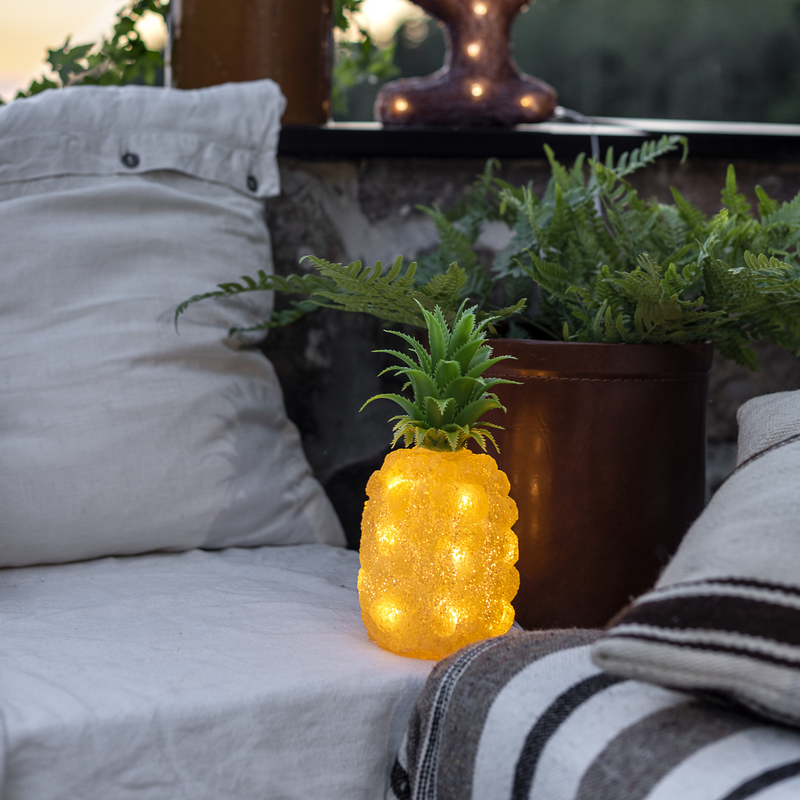 Ananas, akryl 26 cm-Utebelysning Hagebelysning-Konstsmide-6277-103-Lightup.no