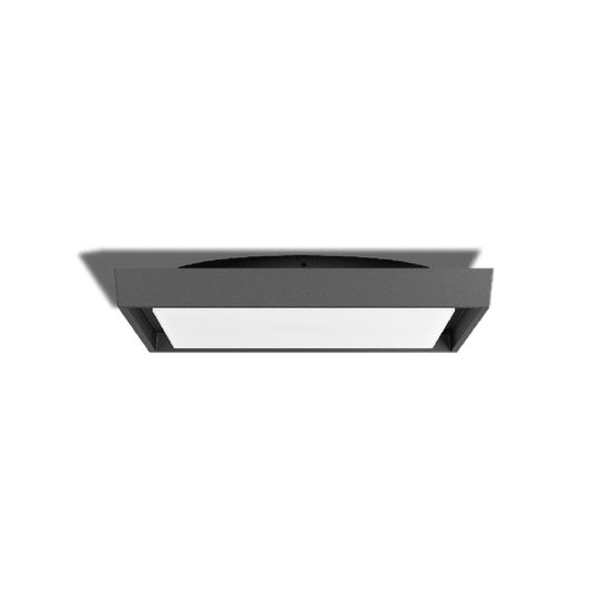 Ancha square tak/vegg utendørs IP54 30W - Mørk grå-Utebelysning taklampe-Norlux-Grå-2355-110-7-Lightup.no