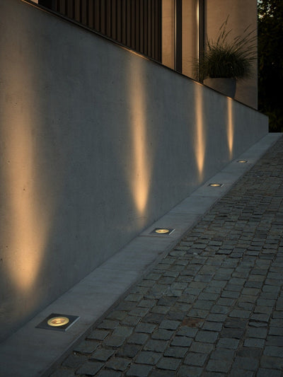 Andor uplight firkantert nedgravingsspot IP67 GU10 - Rustfritt stål-Utebelysning uplight-Nordlux-2218410034-Lightup.no