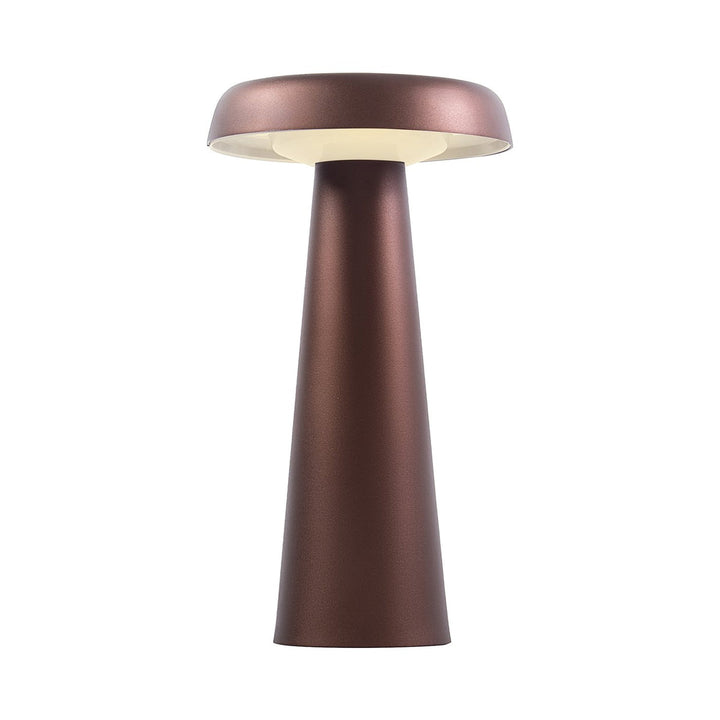 Arcello Bordlampe oppladbar inne og utendørsbruk IP54 - Brun messingfarge-Bordlamper-DFTP-Brun-2220155061-Lightup.no