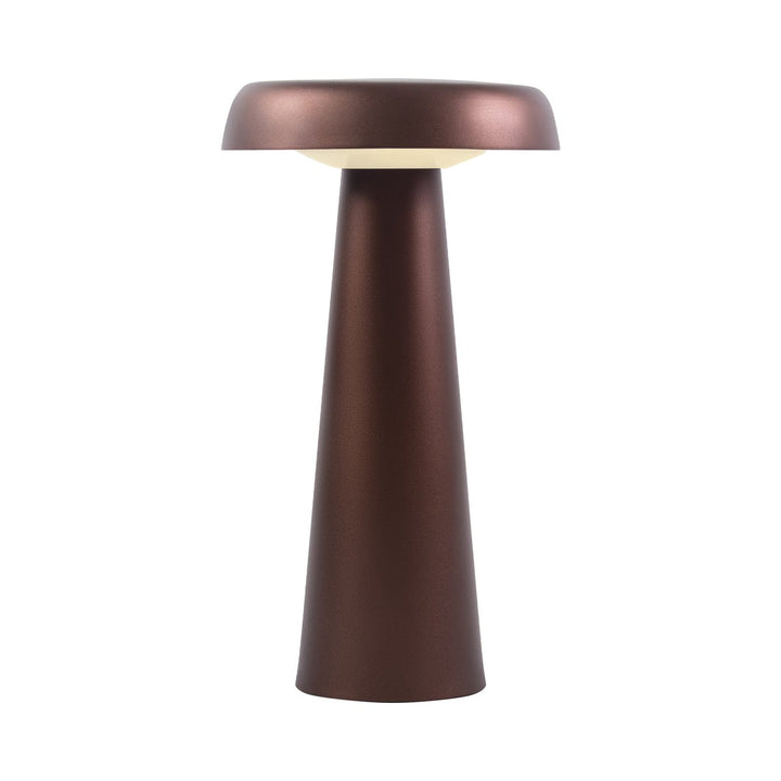 Arcello Bordlampe oppladbar inne og utendørsbruk IP54 - Brun messingfarge-Bordlamper-DFTP-Brun-2220155061-Lightup.no