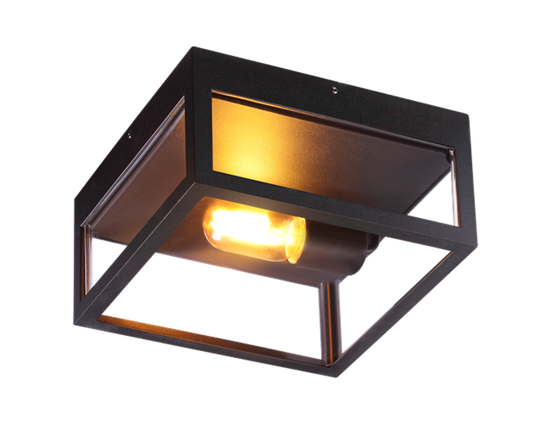 Arendal taklampe utendørs IP44 - Svart-Utebelysning taklampe-Aneta Lighting-13753-15-Lightup.no