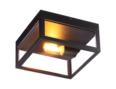 Arendal taklampe utendørs IP44 - Svart-Utebelysning taklampe-Aneta Lighting-13753-15-Lightup.no
