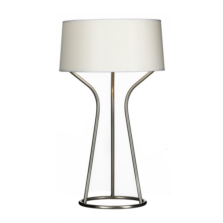 Aria bordlampe - Rustfritt stål-Bordlamper-Örsjö-Stål / Hvit-38038-76-030-Lightup.no