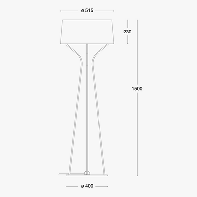 Aria gulvlampe - Hvit/Rustfritt stål-Gulvlamper-Örsjö-39038-76-030-Lightup.no
