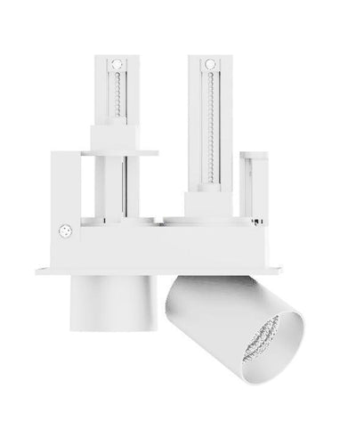 Aria mini flex K2 downlight justerbar 2x5W 2700K RA90 Dimbar - Hvit-Taklamper-NorDesign-192052706+427900012+323918233v2-Lightup.no