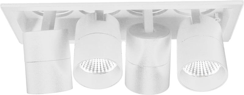 Aria mini flex K4 downlight justerbar 4x5W 2700K RA90 Dimbar - Hvit-Taklamper-NorDesign-194052706+427900012+323918233v2-Lightup.no