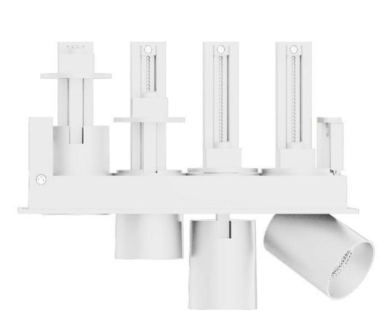 Aria mini flex K4 downlight justerbar 4x5W 2700K RA90 Dimbar - Hvit-Taklamper-NorDesign-194052706+427900012+323918233v2-Lightup.no