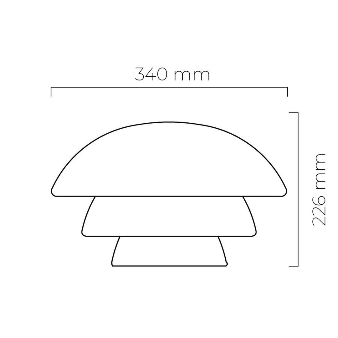 Arkivlampe 4006 Large - Hvit - Sort-Takpendler-Hadeland Glassverk-Hvit-Hak__HG340-4006-1010-Matt-Sort-Lightup.no