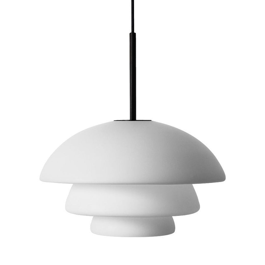 Arkivlampe 4006 Large - Matt Hvit - Sort-Takpendler-Hadeland Glassverk-Matt Hvit / Svart-Hak__340-4006-1015-Matt-Sort-Lightup.no