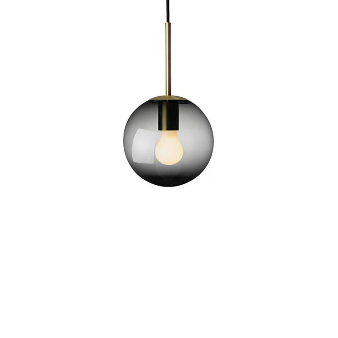 Arkivlampe 4014 16 cm - Grå - Messing-Takpendler-Hadeland Glassverk-Grå / Messing-Hak__HG160-4014-2233-Messing-Lightup.no