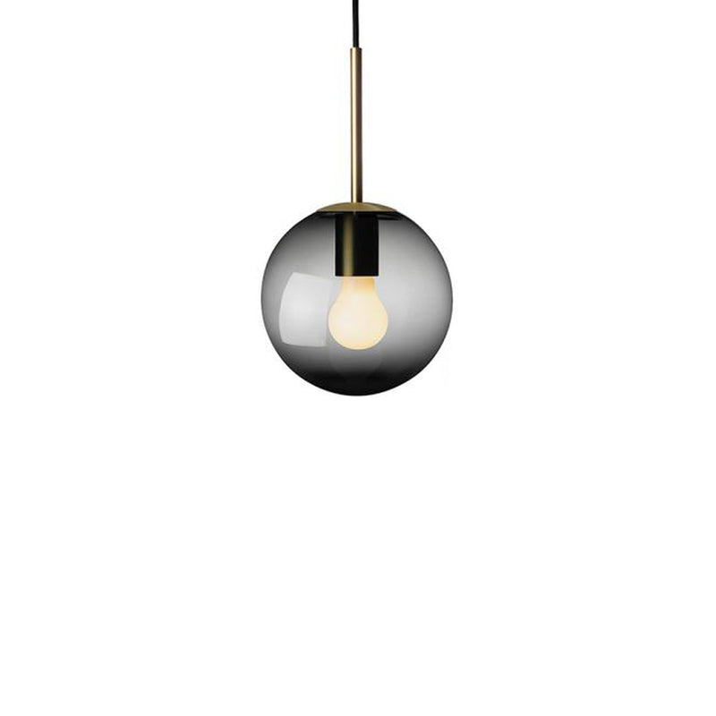 Arkivlampe 4014 16 cm - Grå - Messing-Takpendler-Hadeland Glassverk-Hak__HG160-4014-2233-Messing-Lightup.no