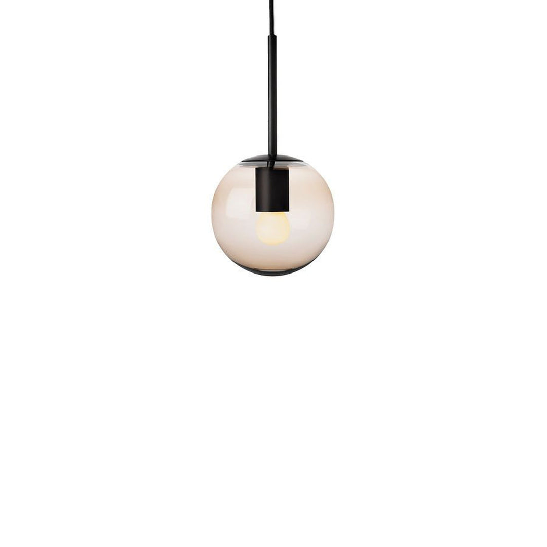 Arkivlampe 4014 16 cm - Kakao - Sort-Takpendler-Hadeland Glassverk-Brun-Hak__HG160-4014-2053-Sort-Lightup.no
