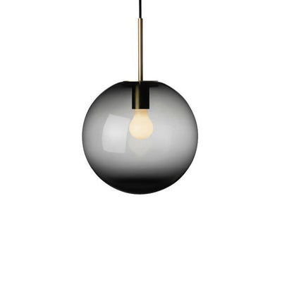 Arkivlampe 4014 25 cm - Grå - Messing-Takpendler-Hadeland Glassverk-Hak__HG250-4014-2233-Messing-Lightup.no