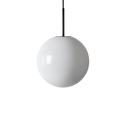 Arkivlampe 4014 30 cm - Hvit - Sort-Takpendler-Hadeland Glassverk-Hvit-Hak__HG300-4014-1010-Sort-Lightup.no