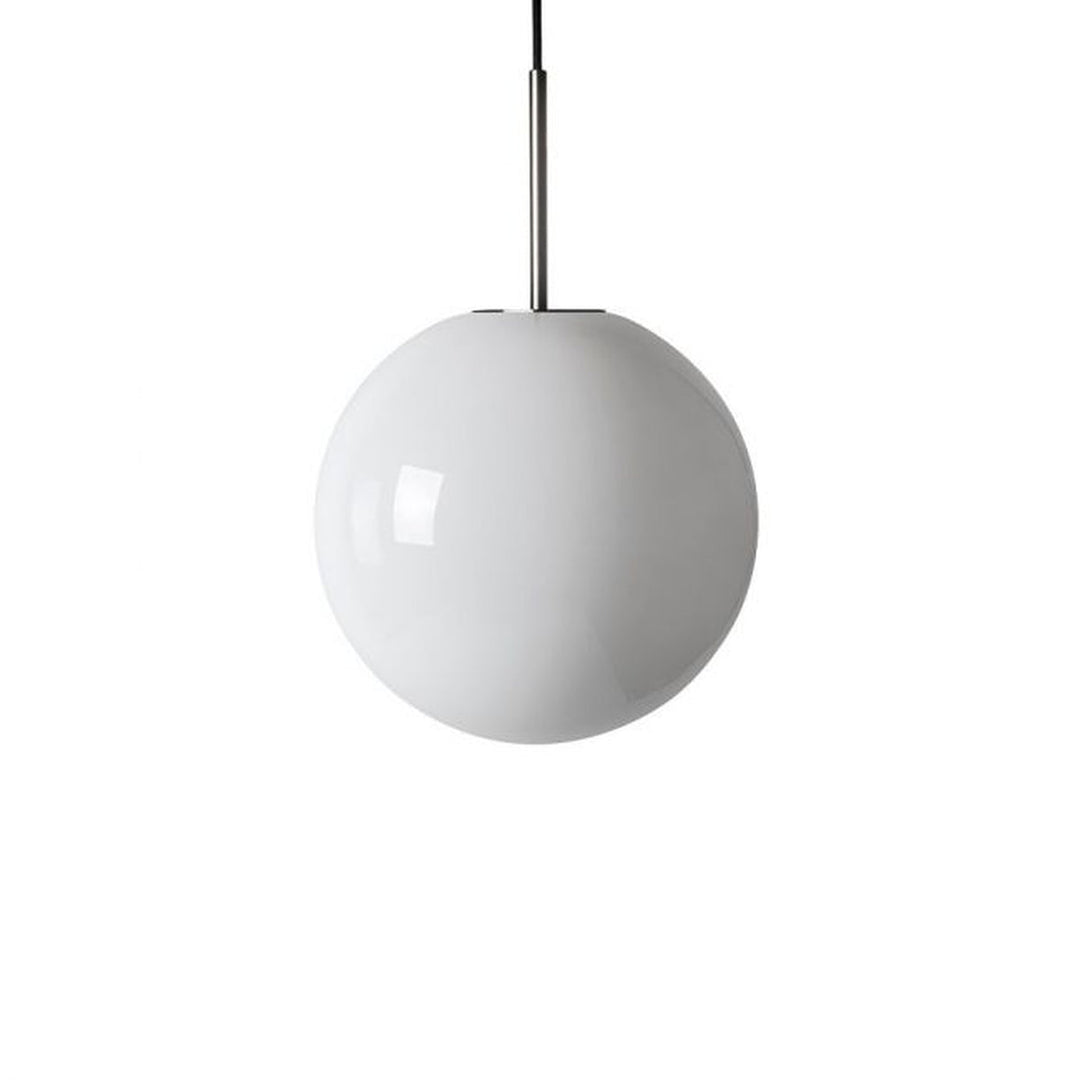 Arkivlampe 4014 30 cm - Hvit - Stål-Takpendler-Hadeland Glassverk-Opal / Stål-Hak__HG300-4014-1010-Stål-Lightup.no