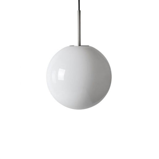 Arkivlampe 4014 30 cm - Hvit - Stål-Takpendler-Hadeland Glassverk-Opal / Stål-Hak__HG300-4014-1010-Stål-Lightup.no
