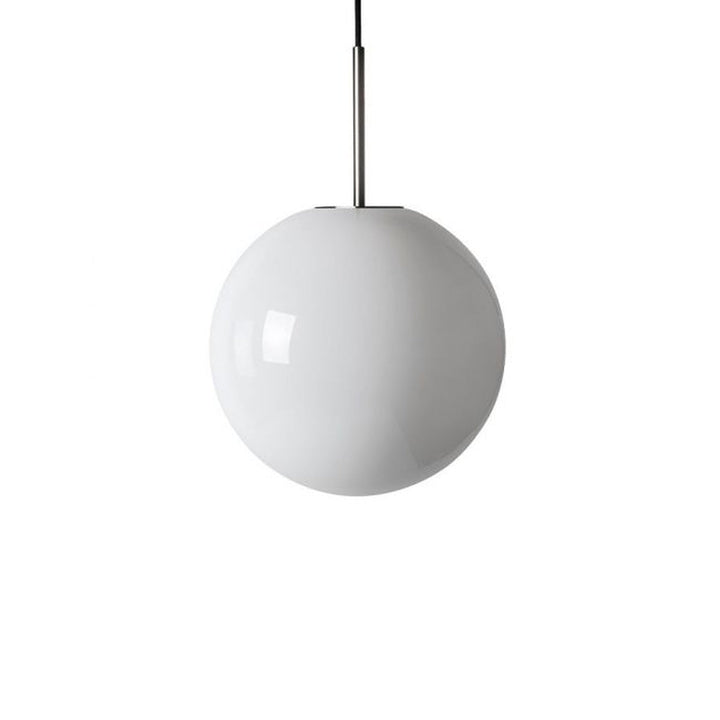 Arkivlampe 4014 30 cm - Hvit - Stål-Takpendler-Hadeland Glassverk-Opal / Stål-Hak__HG300-4014-1010-Stål-Lightup.no