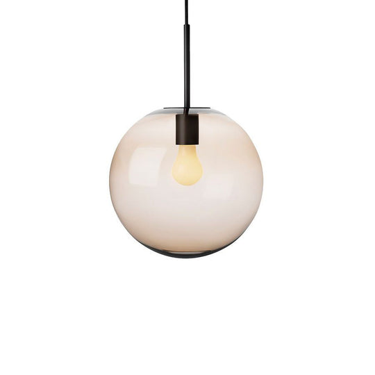 Arkivlampe 4014 30 cm - Kakao - Sort-Takpendler-Hadeland Glassverk-Brun-Hak__HG300-4014-2053-Sort-Lightup.no