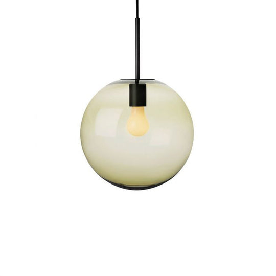 Arkivlampe 4014 30 cm - Oliven - Sort-Takpendler-Hadeland Glassverk-Grønn / Svart-Hak__HG300-4014-1004-Sort-Lightup.no