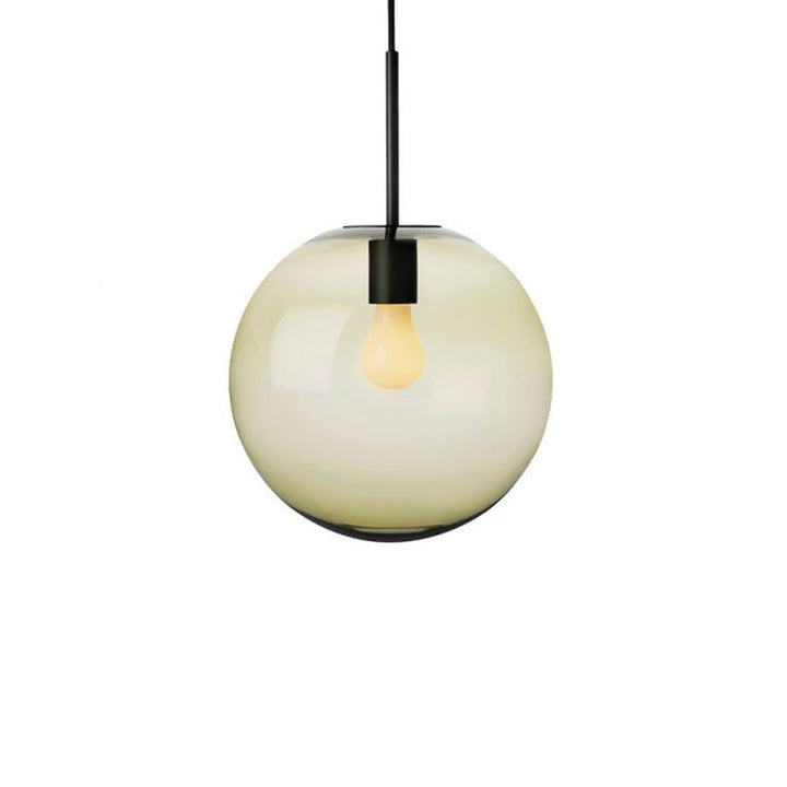 Arkivlampe 4014 30 cm - Oliven - Sort-Takpendler-Hadeland Glassverk-Grønn / Svart-Hak__HG300-4014-1004-Sort-Lightup.no