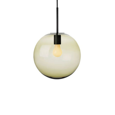 Arkivlampe 4014 30 cm - Oliven - Sort-Takpendler-Hadeland Glassverk-Hak__HG300-4014-1004-Sort-Lightup.no
