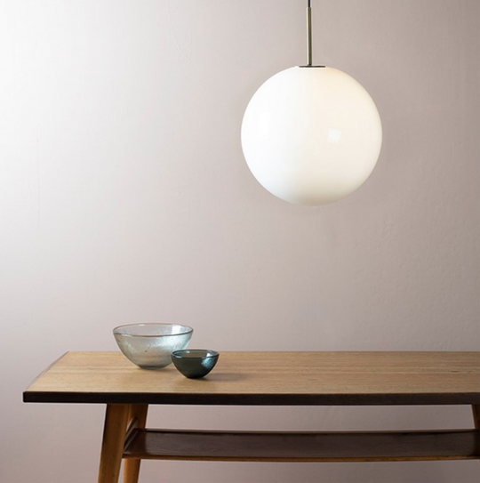 Arkivlampe 4014 40 cm - Hvit - Sort-Takpendler-Hadeland Glassverk-Hvit-Hak__HG400-4014-1010-Sort-Lightup.no