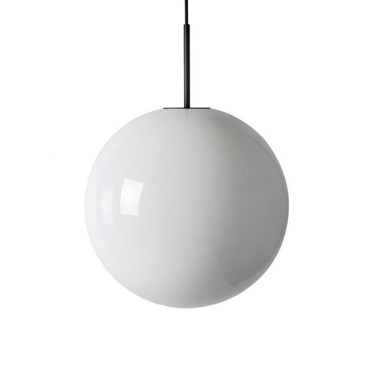 Arkivlampe 4014 40 cm - Hvit - Sort-Takpendler-Hadeland Glassverk-Hvit-Hak__HG400-4014-1010-Sort-Lightup.no